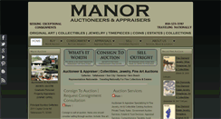 Desktop Screenshot of manorauctions.com